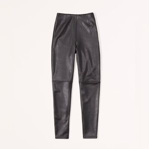 Classic Vegan Leather Leggings
